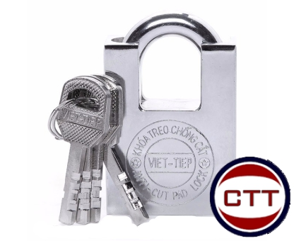 Ổ KHÓA TRÒN VIỆT TIỆP TRẮNG 06