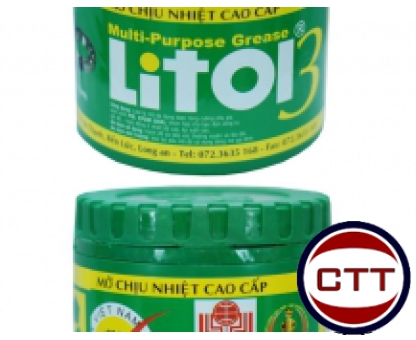 MỠ BÒ CHỊU NHIỆT CAO (LITOL 3 - MULTI PURPOSE 0.4KG *24)