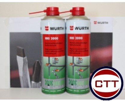 MỠ BÒ NƯỚC BÔI TRƠN CHỊU NHIỆT WURTH HHS 2000 500ML