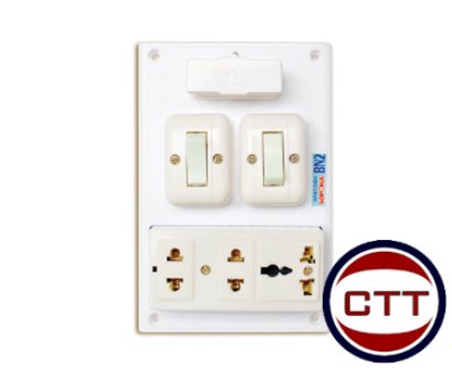 TÁP LÔ 2 CÔNG TẮC Ổ 3 SOPOKA-BN2