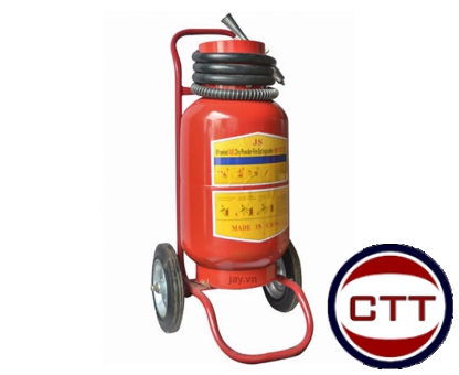 BÌNH CHỮA CHÁY-BÌNH BỘT 35KG TOMOKEN CÓ BÁNH XE