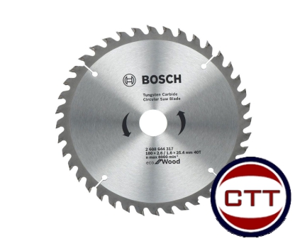 LƯỠI CẮT GỖ 180X25.4XT40-BOSCH-2608644317