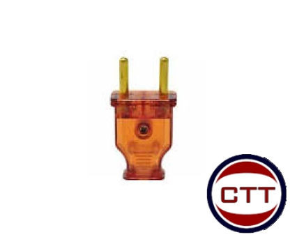PHÍCH CẮM CHÂN TRÒN 10A-4.5 LI NÂU-PN202-NIVAL