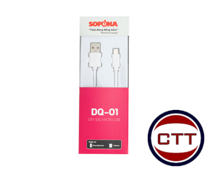 DÂY XẠC ĐIỆN THOẠI MICRO USB DQ01 SOPOKA