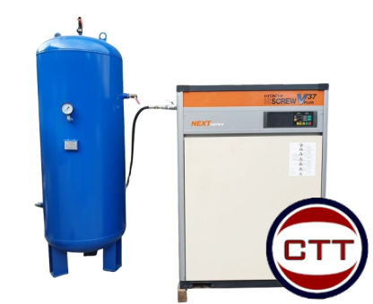 Máy Nén Khí Trục Vít Hitachi Hiscrew 37 Kw