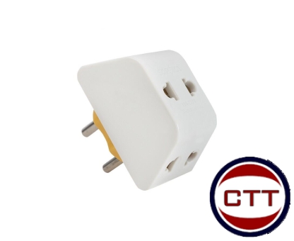 PHÍCH CẮM CHUYỂN 3 CHẤU RA 2 CHẤU- P11-SOPOKA
