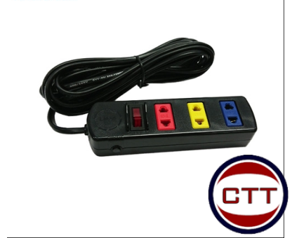 Ổ CẮM 3 LỔ 2 CHẤU 2000W-4.5M NAKATA