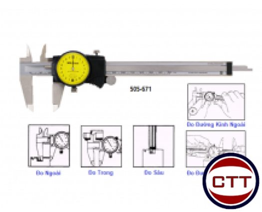 THƯỚC CẶP ĐỒNG HỒ 200MM MITUTOYO