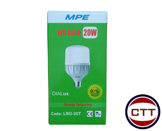 ĐÈN LED BULB 20W MPE LBD-20