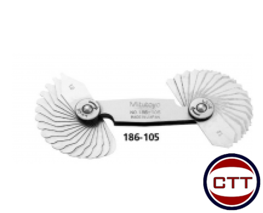 BỘ DƯỠNG ĐO BÁN KÍNH 1-7MM X34 LÁ MITUTOYO