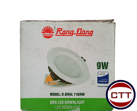 Đèn LED âm trần Downlight Rạng Đông 90/9W DAT04L D AT04L 90/9W