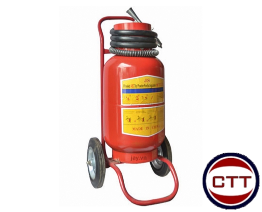 BÌNH CHỮA CHÁY-BÌNH BỘT 35KG TOMOKEN CÓ BÁNH XE