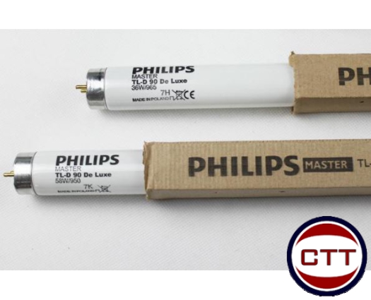 BÓNG ĐÈN SOI MÀU PHILIPS MASTER D65 TL-D 90 DELUXE 36W/965