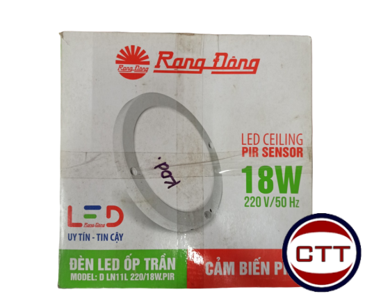 Đèn LED ốp trần tròn RẠNG ĐÔNG 18W