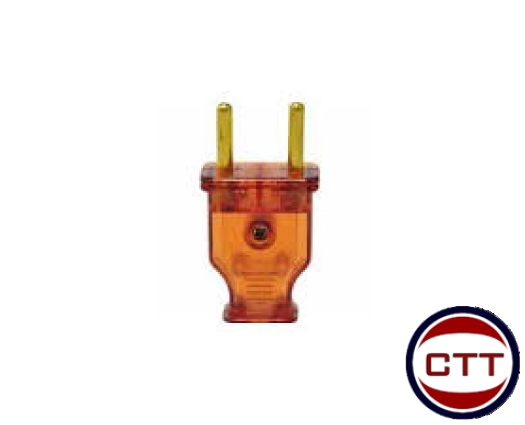 PHÍCH CẮM CHÂN TRÒN 10A-4.5 LI NÂU-PN202-NIVAL