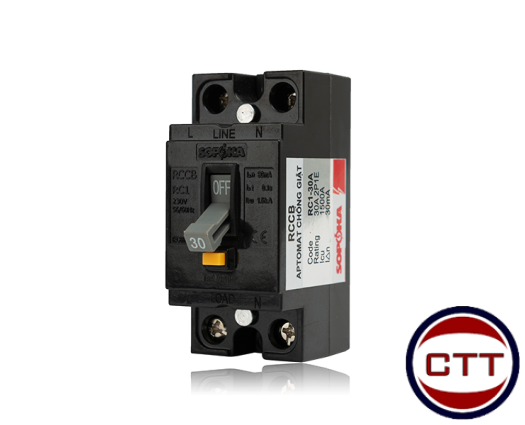 SI BI CÓC CHỐNG GIẬT 20A RCCB-20A SOPOKA