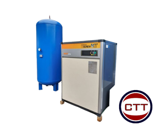 Máy Nén Khí Trục Vít Hitachi Hiscrew 37 Kw