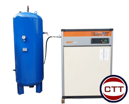 Máy Nén Khí Trục Vít Hitachi Hiscrew 37 Kw