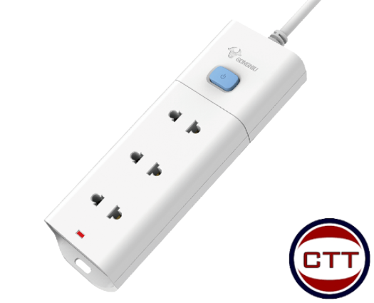 Ổ CẮM ĐIỆN 3 LỔ 1 CÔNG TẮC